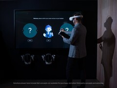 Le Concept Nyx utilisera la réalité virtuelle et la réalité mixte pour changer la façon dont les gens se connectent pour des réunions d'affaires ou des sessions de jeu. (Toutes les images proviennent de Dell)
