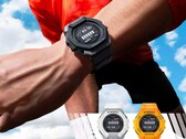 Casio a dévoilé la smartwatch G-SHOCK GBD-300 destinée aux coureurs. (Source : Casio)