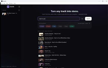 Ou recherchez directement dans la base de données YouTube.