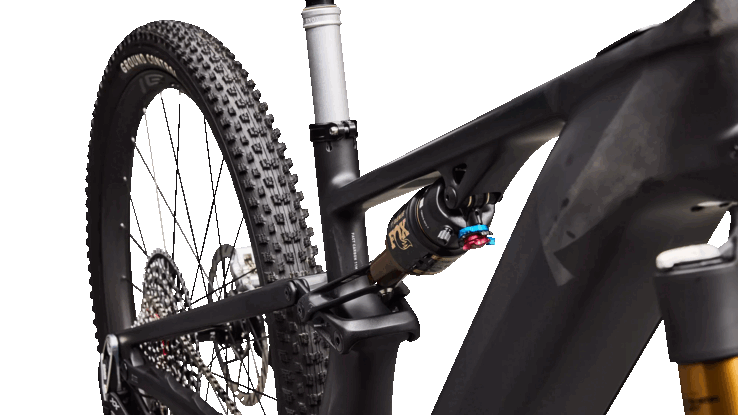 Le S-Works Turbo Levo R Ultralight est équipé de la technologie de suspension GENIE de Specialized
