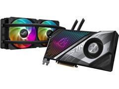 La ROG Strix LC est la première carte Radeon RX 6800 XT refroidie par liquide sur le marché. (Source de l'image : ASUS via Videocardz)