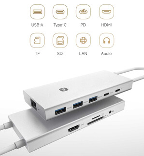 Tous les ports de la station d'accueil (Image source : Xiaomi)