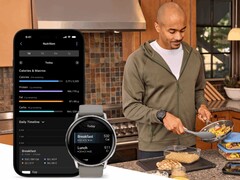 La Venu 4 de Garmin (photo) est l'une des trois smartwatches dotées d'une nouvelle fonction d'enregistrement des données nutritionnelles. (Source de l'image : Garmin)