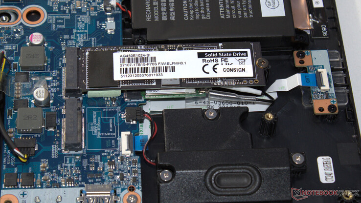 L'ordinateur peut accueillir deux disques durs PCIe 4
