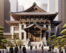 Palais de justice japonais (Source : image générée par DALL-E 3)