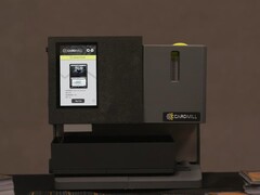 Le CardMill identifie les cartes à collectionner à l'aide d'un scanner alimenté par l'IA. (Source de l'image : CardMill via YouTube)