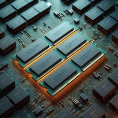 Qualcomm et Apple pourraient utiliser la mémoire LPDDR6 dans leurs prochains circuits intégrés pour smartphones (image générée par DALL-E 3.0)