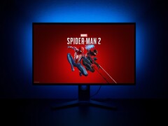 Le jeu « Marvel's Spider-Man 2 » affiché sur un écran d'ordinateur
