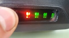 affichage à 4 niveaux de la capacité restante