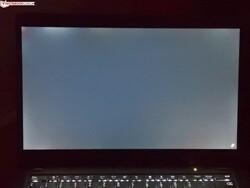 Lenovo ThinkPad X390 - Presque aucunes fuites de lumière (ici amplifiées).