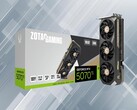 Le GPU Zotac RTX 5070 Ti est présenté (Source de l'image : Zotac avec modifications)