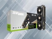 Le GPU Zotac RTX 5070 Ti est présenté (Source de l'image : Zotac avec modifications)