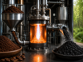 Grâce à la pyrolyse au plasma, le café moulu peut être transformé en carburant en seulement 90 secondes.