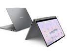 Le Lenovo Chromebook Plus 2-en-1 est doté d'un écran IPS de 14 pouces avec support tactile. (Source de l'image : Lenovo)