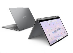 Le Lenovo Chromebook Plus 2-en-1 est doté d'un écran IPS de 14 pouces avec support tactile. (Source de l'image : Lenovo)