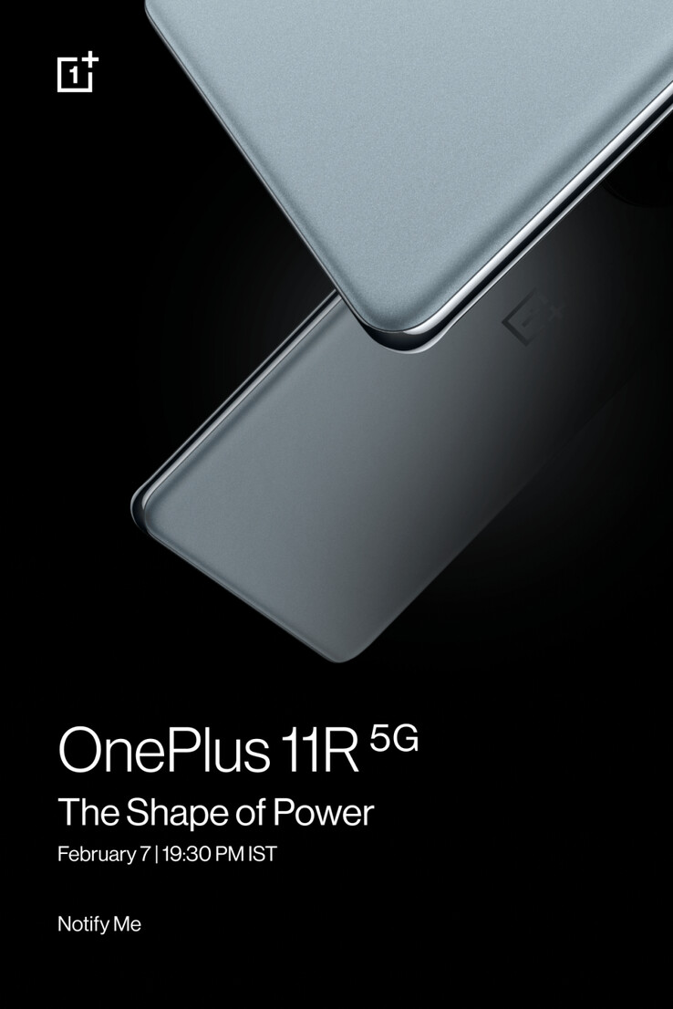 La nouvelle affiche du 11R suggère une torsion sur le design de son frère phare. (Source : OnePlus)