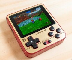 L&#039;Anbernic RG280V est une console de jeux compacte, sur le modèle du Game Boy. (Source de l&#039;image : Anbernic)