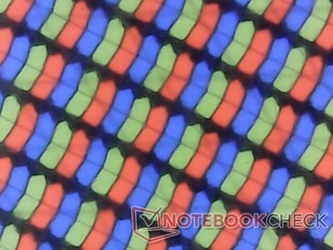 Pixels RVB nets avec une granulation minimale