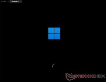 Écran de démarrage de Windows 11