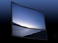 Le Galaxy Z TriFold de Samsung dans son état ouvert. (Source de l'image : Samsung)