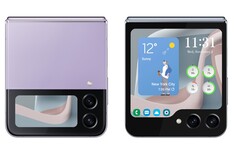 Le Samsung Galaxy Z Flip5 aura un écran de couverture plus utilitaire. (Source de l&#039;image : @UniverseIce sur Twitter)