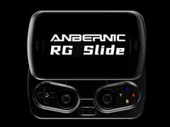 Le sosie de la PSP Go d&#039;Anbernic sera disponible en noir et blanc. (Source de l&#039;image : Anbernic - édité)