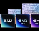 La série M3 de Apple a fait une entrée remarquée dans la base de données de référence PassMark. (Source de l'image : Apple - édité)