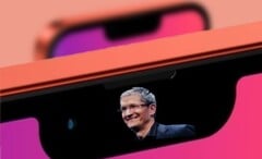 Il semble que Tim Cook préfère que l&#039;encoche de l&#039;iPhone soit réduite plutôt que bannie. (Image source : CNET - édité)