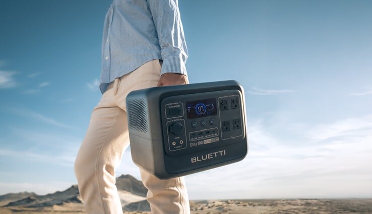 La centrale électrique portable Bluetti Elite 100 V2 pèse 11,5 kg (25,3 lbs) (Image source : Bluetti)
