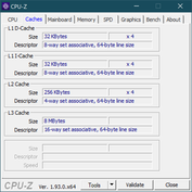 HP ZBook Firefly 15 G7 - CPU-Z : caches.