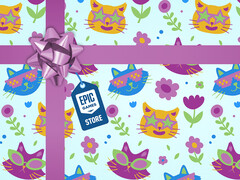 Le prochain jeu gratuit mystère pourrait être Cat Quest 2 (Image source : Epic Games Store)