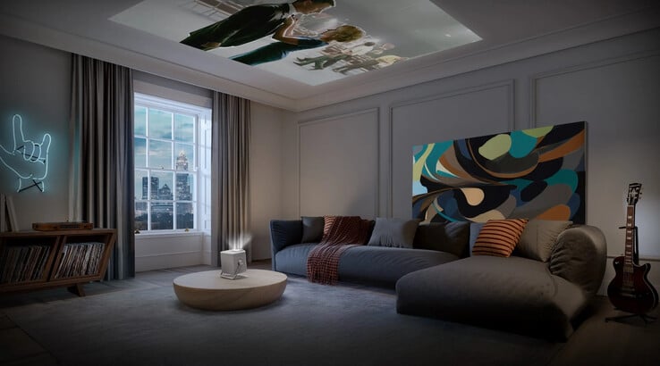Le mini-projecteur laser Hisense M2 Pro. (Source de l'image : Hisense)