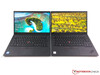 ThinkPad X1 Carbon 2019 (à gauche) face au ThinkPad X1 Carbon 2020 (à droite).