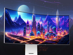 L'UltraGear OLED 34GX90SA ressemble beaucoup à l'UltraGear OLED 34GS95QE de l'année dernière. (Source de l'image : LG)