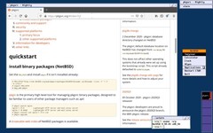 L&#039;environnement graphique ctwm de NetBSD (Source : NetBSD)