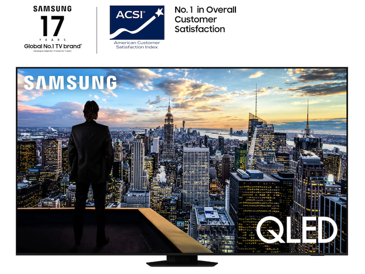 Le téléviseur Samsung 2023 Q80C 4K de 98 pouces. (Source de l'image : Samsung)