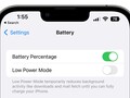 Le pourcentage de la batterie est enfin revenu dans la barre d'état d'iOS avec iOS 16 Beta 5. (Image source : MacRumors)