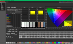 ColorChecker avant l'étalonnage (sRGB)