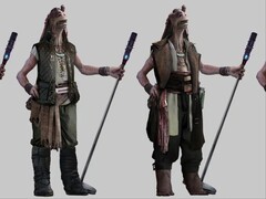 Les images présumées de Star Wars Eclipse montrent un personnage Gungan (photo), ainsi que d'autres. (Source de l'image : MP1st)