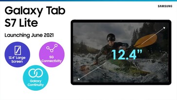 Samsung Galaxy Tab S7 Lite. (Source de l'image : WalkingCat sur Twitter)