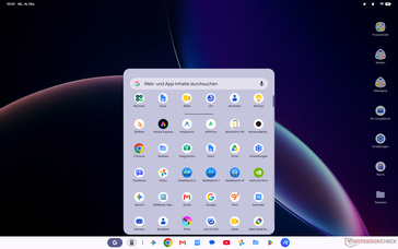 Menu Démarrer de Googlebook OS