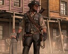 John Marston dans une scène de ville de Red Dead Redemption (Source : Rockstar Games)