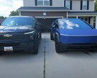 Le Cybertruck de Tesla est confronté à une rude concurrence de la part des pick-up électriques concurrents, notamment le Chevrolet Silverado EV. (Source de l'image : Lamar MK via YouTube)