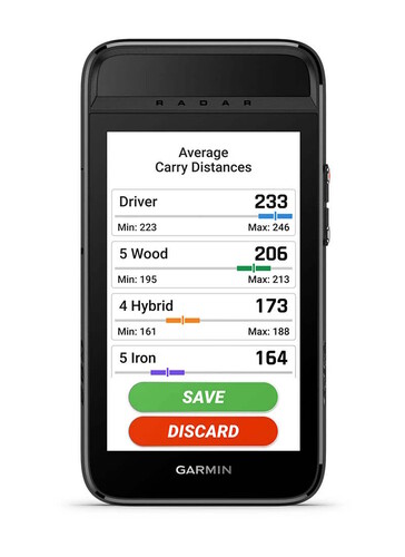 Les distances de course peuvent être enregistrées pour différents clubs