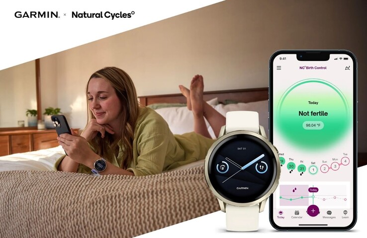 Les smartwatches Garmin s'intègrent désormais à l'application Natural Cycles