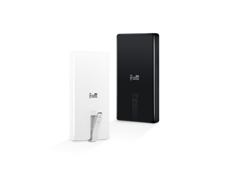 La banque d'énergie Huawei avec câble intégré (100W 12000). (Source de l'image : Huawei)