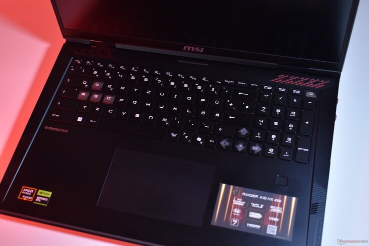 MSI Raider A18 : Clavier