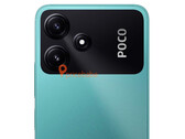 Le POCO M6 Pro 5G dans sa version turquoise. (Source : Pricebaba)