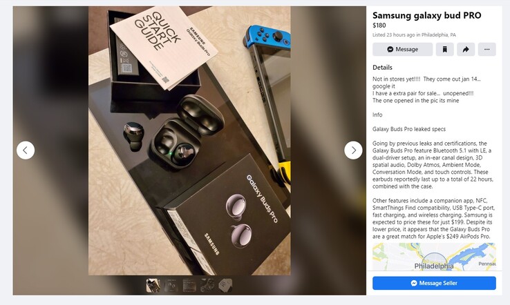 (Source de l'image : Facebook Marketplace)