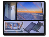 Le Samsung Galaxy Z Fold 3 sera apparemment équipé d'une caméra sous l'écran. (Source de l'image : Samsung (Galaxy Z Fold 2) /AndroidNext - édité)